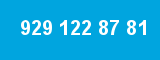 929 122 87 81